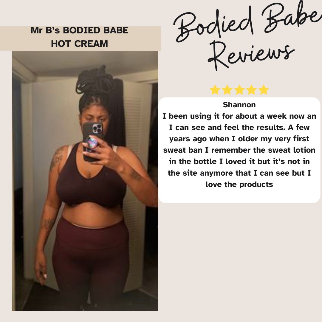 Bodied Babe Hot Cream cellulite sweat waist slimming cream