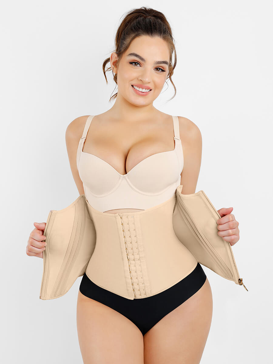 Chloe Lux Gold  Waist Trainer - 15 Built-in Steel Bone