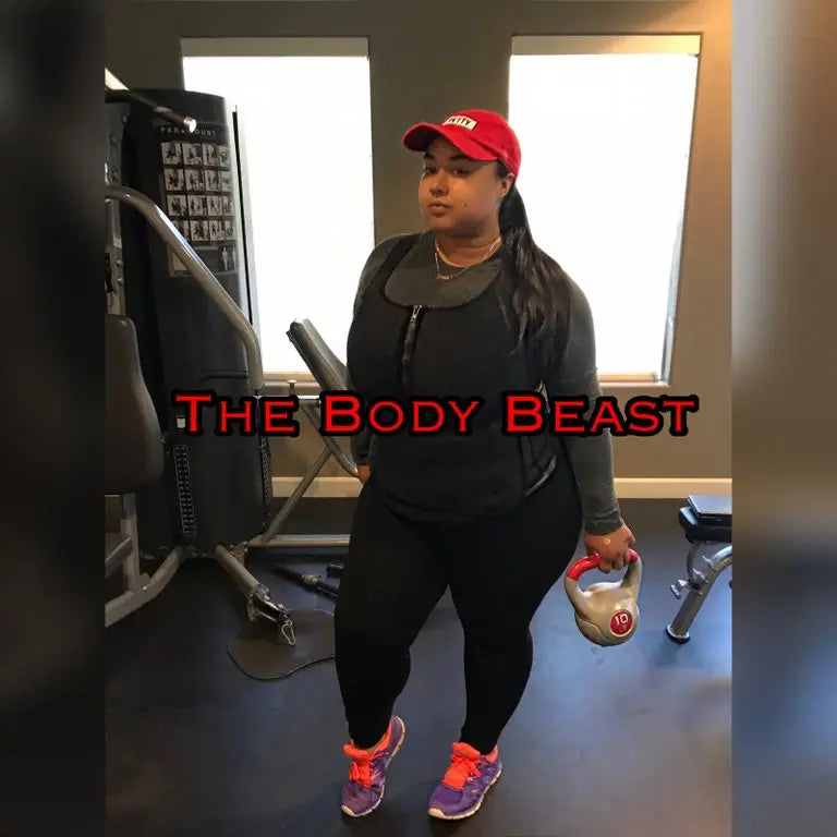 Bree Westbrooks in the PLUS SIZE SWEAT VEST SAUNA VEST SAUNA SUIT