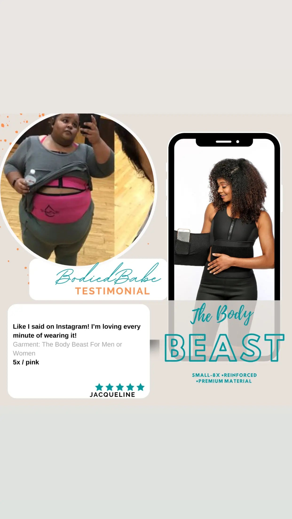 Body Beast unisex sweat enhancing vest  review of plus size sauna vest for workouts