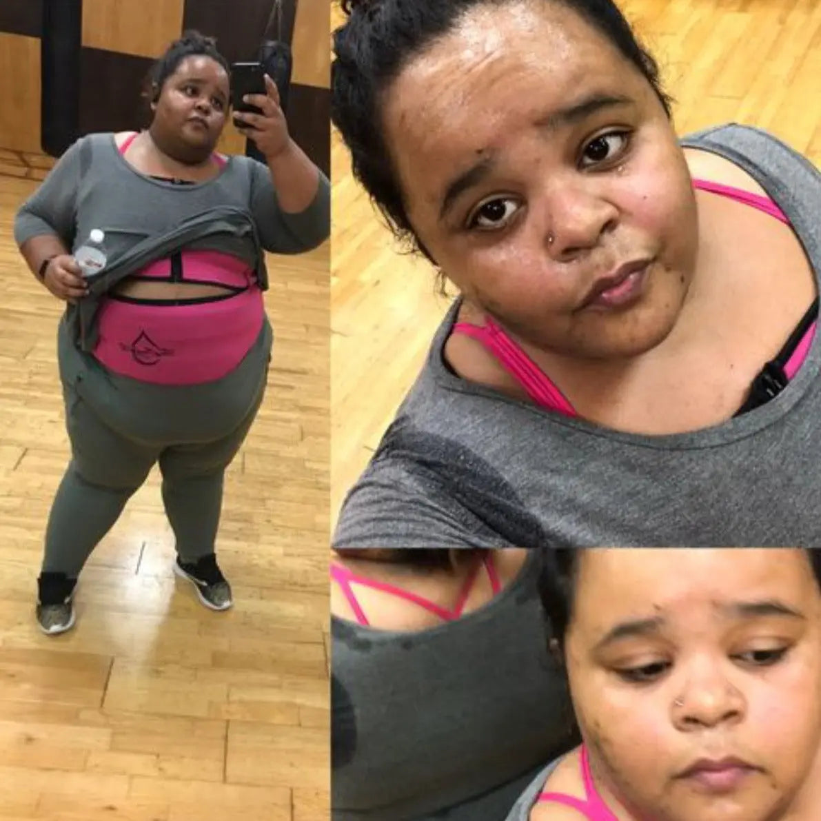 best plus size pink sauna  sweat vest usa